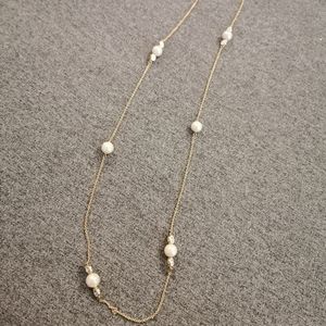 Kate Spade Gold and Pearl Necklace